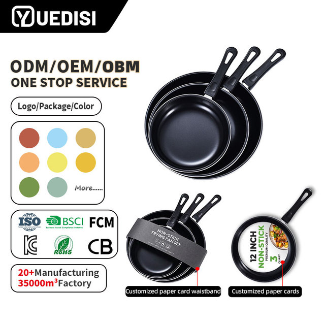 Kitchen Low Price Cookware 20/25/30cm Cast Iron Cooking Fry Pan Kitchen Non Stick Frying Pan with Bakelite Handle