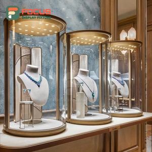 Vitrina de Joyería Personalizada con Panel de Vidrio Templado, Vitrina de Vidrio para Tienda Comercial - Product Image 2
