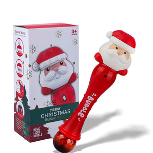 Pistola de Burbujas Eléctrica de Plástico ABS HSD HS1526508 con Luz y Música, Juego de Varitas de Burbujas de <span class=keywords><strong>Santa</strong></span> <span class=keywords><strong>Claus</strong></span> para Niños - Product Image 1
