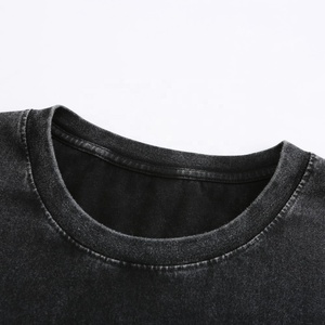 ZYtshirt Custom 270GSM Vintage acido lavaggio cotone oversize <span class=keywords><strong>t</strong></span>-shirt con serigrafia e ricamo per Streetwear <span class=keywords><strong>HipHop</strong></span> - Product Image 2