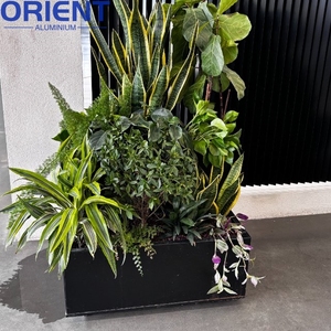 Jardinières en aluminium d'usine Pots extérieurs et <span class=keywords><strong>de</strong></span> fleurs <span class=keywords><strong>de</strong></span> grande taille et jardinières pour le projet australien - Product Image 2