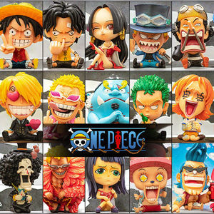 Set di Simpatiche Action Figure Giocattolo in PVC Minrong Personaggi del Famoso Anime Giapponese One Piece Luffy Zoro Sanji Nami Robin Ace per Bambini - Product Image 3