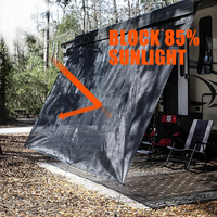 STARRYHEART Portable Pliable RV Pare-Soleil Éboulis Caravane Auvent