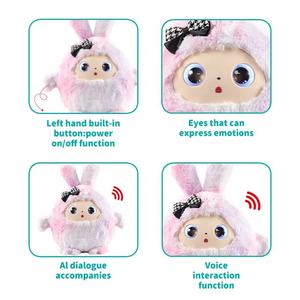Robot de <span class=keywords><strong>Chat</strong></span> IA Multilingüe <span class=keywords><strong>GPT</strong></span>, Muñeco de Peluche de Algodón Suave con Control por Aplicación, Juguete de Peluche IA Parlante con Ojos Dinámicos - Product Image 3