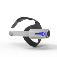Nouvelle tête de charge réglable de jeu pour tête de chargeur d'accessoire Meta Quest 3 VR avec gamme 12000mAh