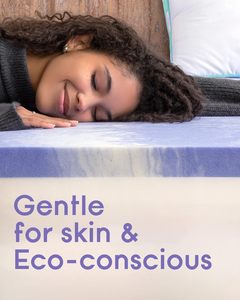 Cubrecolchón de Espuma Viscoelástica de Alta Calidad con Sensación de Nube, Cubrecolchón Ventilado de Alta Densidad para Alivio de Presión - Morado - Product Image 3