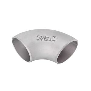 Hàn 90 độ thép không gỉ dài uốn cong phụ kiện đường ống ngắn vệ sinh Hàn khuỷu tay - Product Image 3