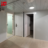 Maison en conteneur extensible en Australie petite maison préfabriquée pliante de 40 pieds avec salle de bain complète cabine modulaire