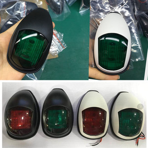 Feux de navigation LED pour bateaux, feux latéraux rouges et verts, 12/24VDC pour usage maritime, matériau plastique - Product Image 5