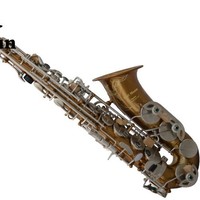 Earl Mann Illman Professional Brass Alto Saxophone with Electrophoretic Gold Finish
