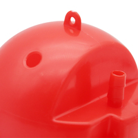 Abreuvoir Rouge en Plastique pour Poulets et Volailles, Abreuvoir Plasson pour Poulets