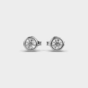 Luxury Diamond Brilliant Cut <b>Fine</b> Stud <b>Earrings</b> for Women 925 Sterling Silver Rose Gold Plated Elegant Daily Wear Jewelry Gift - Product Image 5