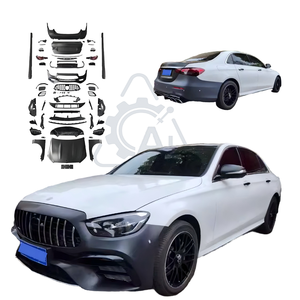 Para <span class=keywords><strong>Mercedes</strong></span> E63 AMG Kit de conversión para W212 Clase <span class=keywords><strong>E</strong></span> Sedan 2014-2015 Juego completo de estilismo de carrocería AMG Kit de carrocería No requiere corte - Product Image 1