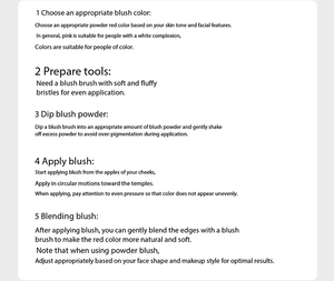 Fard à joues <span class=keywords><strong>contouring</strong></span> Amber de marque interne, poudre tout-en-un hautement pigmentée, aspect naturel nude, texture fine, couleur changeante pour le visage - Product Image 5