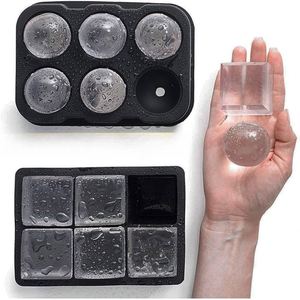 Molde de Silicona de Grado Alimenticio de Gran Capacidad para Cubitos de Hielo Cuadrados, Molde para Hacer Cubitos de Hielo para Whisky - Product Image 2