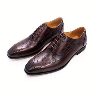 Mocassins Homme en Cuir Véritable 2026 – Style Rétro Britannique Coloré pour Mariage et Cérémonie – Chaussures Habillées d'Automne à Enfiler - Product Image 6