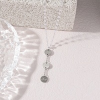Collier Pendentif en Acier Inoxydable avec Calligraphie Arabe Musulmane Sabr Shukr Tawakkul Allah, Bijou de Mode Islamique, Vente en Gros pour l'Aïd