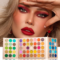 Étanche 65 Couleurs Shimmer Mat Fard À Paupières Haute Pigmenté Fard À Paupières Maquillage Cosmétiques Fard À Paupières Palette