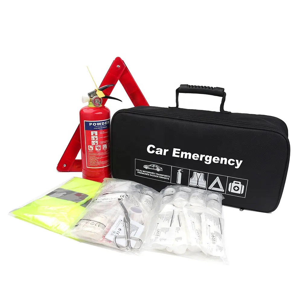Car Emergency Roadside Bag Medical Supplies Kit Tool Kit Car First Aid Kit