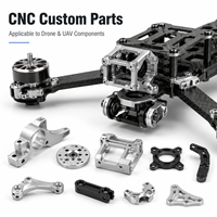 Piezas de Aluminio Mecanizadas por CNC Personalizadas, Piezas de Aluminio para Drones, Accesorios de Aluminio para UAV