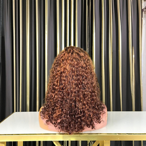 13x4 Roman xoăn sóng nước phía trước tóc giả siêu đôi vẽ 12A tóc con người Việt Nam mật độ 250% dài trong suốt Thụy Sĩ - Product Image 2