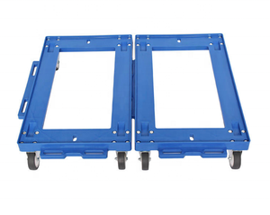 Carrito de transporte de alta resistencia, caja de transporte de <span class=keywords><strong>200kg</strong></span>, fácil de llevar contenedor de plástico, plataforma rodante móvil, caja de plástico conectable - Product Image 3