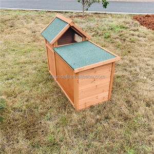 Casa para conejos de madera ecológica SDR027 para exteriores, apta para todas las estaciones. - Product Image 6