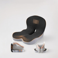 SUREWALHOME Coussins de siège de camionneur pour une longue séance, coussin de siège semi-remorque avec soutien lombaire, coussin de siège pour les maux de dos