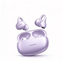 UGREEN WS218 HiTune S8 Écouteurs sans fil à clip d'oreille ouvert ANC 6.0, Audio haute résolution LDAC, 6 micros