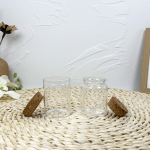 ขวดแก้วทดลองขนาดเล็กทำจากแก้วบอโรซิลิเกต พร้อมจุกไม้ก๊อก สำหรับใส่น้ำมันหอมระเหย - Product Image 6