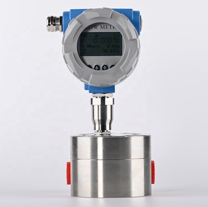 Petit débitmètre à engrenages ovales en acier inoxydable avec écran LCD pour rail commun, personnalisable OEM - Product Image 3