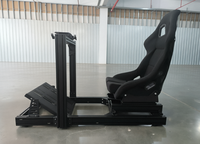 Simulateur de course de qualité industrielle 4080 avec siège et châssis stable pour une expérience de course immersive, siège de voiture modifié pour jeux de conduite VR