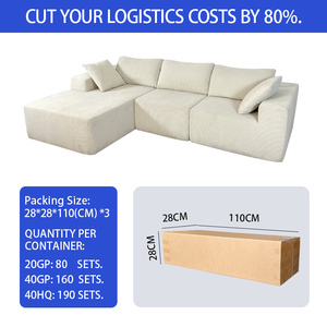 मॉडुलर फैब्रिक सोफा सेक्शन लिविंग रूम सोफे के लिए लिविंग रूम सोफा फैक्टरी थोक बिक्री मुक्त संयोजन पर - Product Image 3