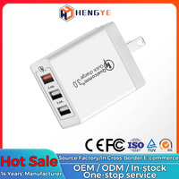 Adaptateur de voyage universel 3 en 1, pack de 3 prises multi-AU/US, adaptateur série USB 3/4 ports