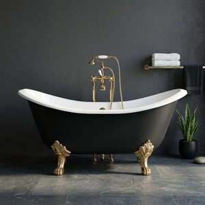 Patina Finished Copper Oval Luxury Bath Tub with Lid-Indian Home Crafts - Product Image 4