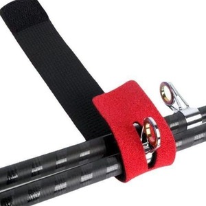 Sangles élastiques magiques pour cannes à pêche, noir, bleu, rouge, pour la pêche en eau douce, accessoires d'équipement de plein air - Product Image 3