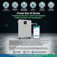 Convertisseur d'énergie hybride 6KW 16KWH, permettant une conversion bidirectionnelle DC-AC à haute efficacité, compatible CAN pour le stockage d'énergie solaire
