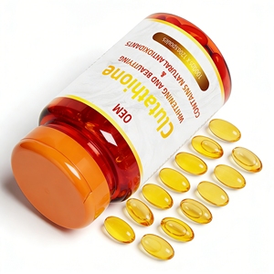 Cápsulas Blanqueadoras de Piel con Glutatión, Píldoras Súper Blanqueadoras, Colágeno Blanqueador en Cápsulas Blandas, Marca Privada - Product Image 1