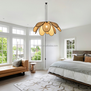 Skd Sunsir handmade tự nhiên mây tre ánh sáng Trần dài dây - Product Image 6