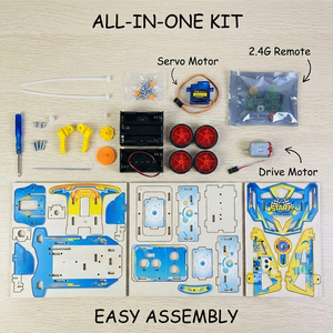 Coche de Carreras de Madera Ecológico e Inodoro con Control Remoto, <span class=keywords><strong>Kit</strong></span> de Bricolaje STEM, Coche RC, Juguetes Educativos para <span class=keywords><strong>Niños</strong></span> - Product Image 5