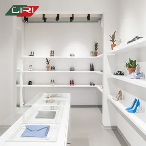 CIRI fabbrica vendita diretta negozio di Sport stile semplice in legno rotondo scarpe tavolo da esposizione personalizzato abbigliamento sportivo negozio di Display Sheif