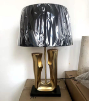 Lampe de chevet moderne pour chambre à coucher, abat-jour en métal doré, bras flexible, culot E14/E26, alimentation CA, LED dimmable, CRI élevé 90