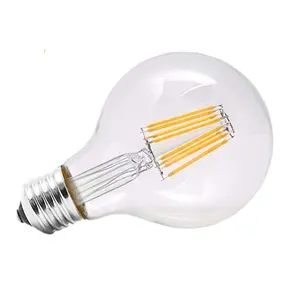 Haushalts dekoration Kronleuchter LED Lampe 8w 800lm Kerze Filament runde Kugel Garten Atmosphäre Lampe LED Scheinwerfer Glühbirne