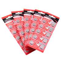 Baterai Alkaline 1.5V AG10 yang Dapat Disesuaikan 1.55V LR1130 LR54 dengan 0% Hg untuk Peralatan Rumah Tangga, Mainan, Elektronik Konsumen dalam Ukuran AG3