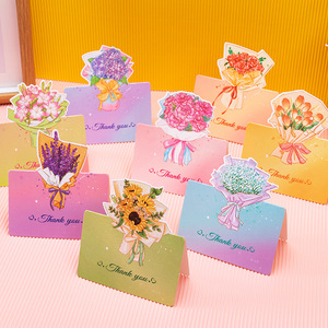Bouquet de fleurs 3D, carte de vœux créative, boutique de cartes, anniversaire, <span class=keywords><strong>meilleurs</strong></span> vœux, message <span class=keywords><strong>simple</strong></span>, petite carte, carte de remerciement pour la fête des enseignants, luxe - Product Image 5