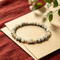 Bracelet élastique en perles de pierre naturelle flamme de 6 mm, géométrique rectangulaire, en pierres précieuses, pour hommes et femmes, vente en gros