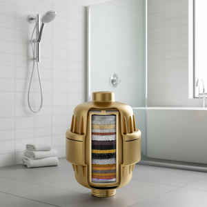 Filtre à eau de douche Aquahomegroup 20 étapes, couleur laiton, vitamine C, usage domestique, fonctionnement manuel - Product Image 2