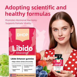 DHOP Kadın Libidosu ve Stres Giderici Jelibonlar, Gelişmiş Yakınlık ve Rahatlama için Bitkisel Karışım - Product Image 2