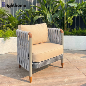Custom Table Aluminum Patio Garden Terrace <b>Rattan</b> Waterproof Outdoor Furniture Set - Product Image 6