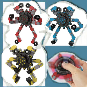 Bán buôn 2024 <span class=keywords><strong>Hot</strong></span> Bán vui vẻ biến đổi chuỗi Robot cơ khí Spinners nhựa thần tài <span class=keywords><strong>spinner</strong></span> cho trẻ em Đồ chơi tốt nhất - Product Image 3